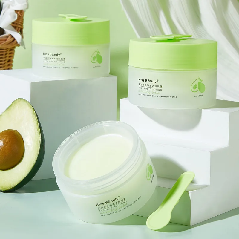 Kiss Beauty Avocado Clear and Clear Makeup Remover, delikatny, głęboko oczyszczający środek do usuwania zaskórników