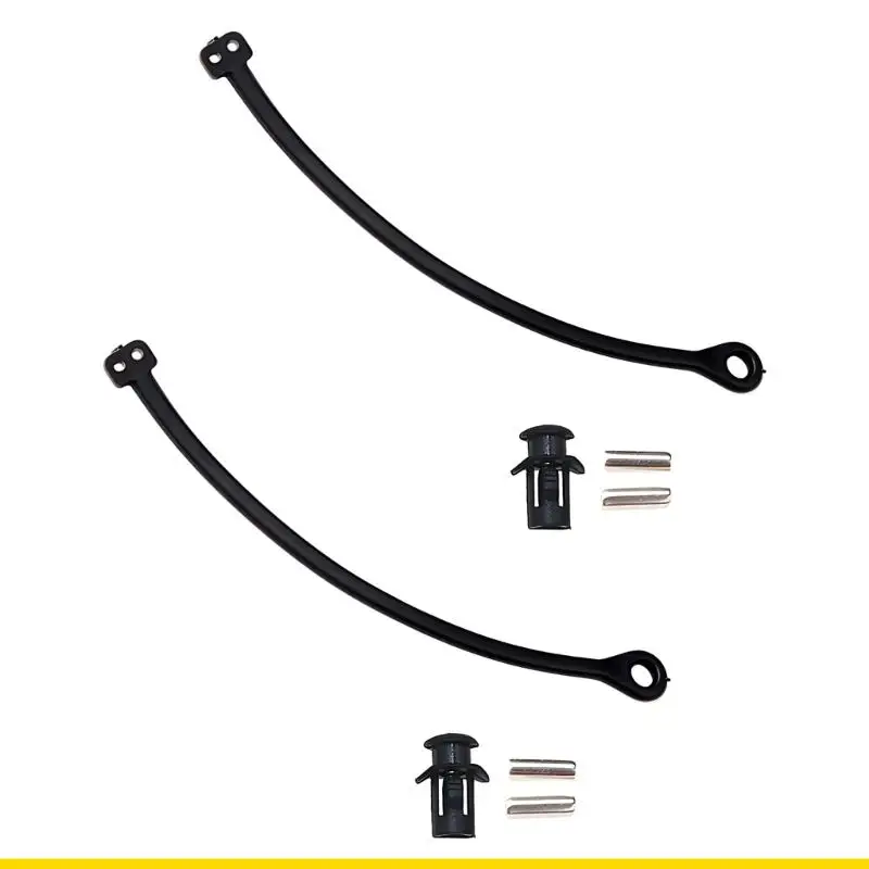 SZCH Cap Tether Replacement Set, 2 Piece Black Repair for Cars