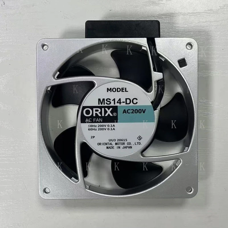 C FOR ORIX MS14-DC AC200V 0.1A 140*140*28mm 14cm AC Cooling Fan with Aluminium Frame