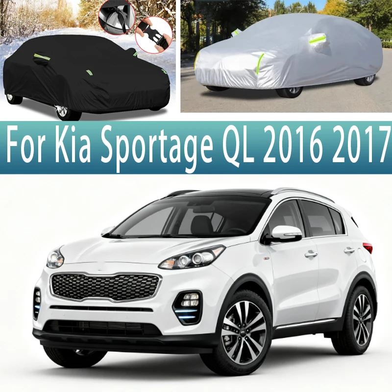 

For Kia Sportage QL 2016-2020 2017 2018 Outdoor Protection Full Car Covers Snow Cover Sunshade Waterproof Dustproof Exterior