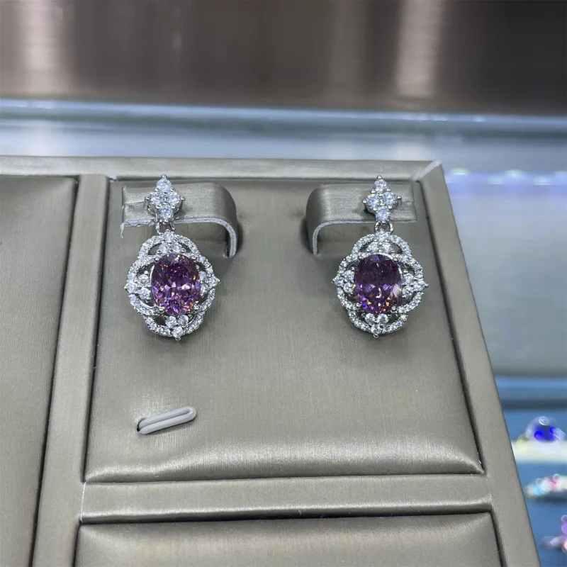 

Роскошное открытое кольцо «Звездное небо» из трех частей с бриллиантами для женщин, элегантный комплект серег с подвеской