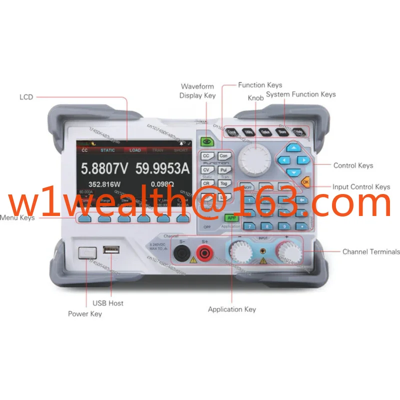 DL3021 Programmable Electronic Load (Single Channel, 150V/40A/15KHz 200W)