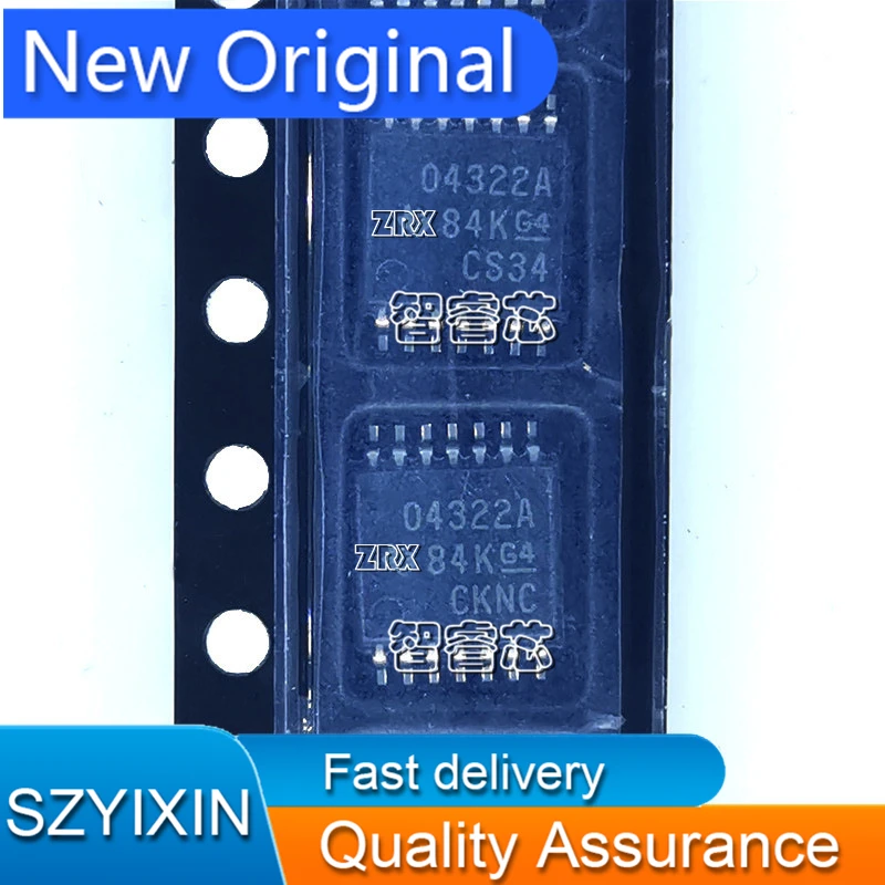10Pcs/Lot New Original OPA4322AIPWR OPA4322 04322A O4322A TSSOP14 Operational Amplifier IC Chip