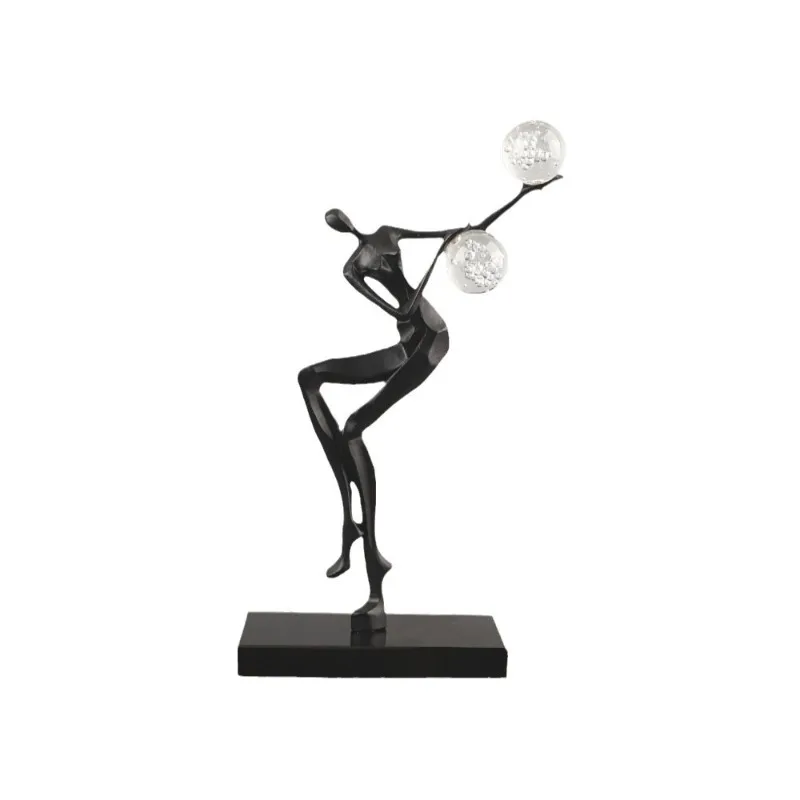 

Nordic creative metal acrobatic figure statue ornament model room porch study wine cabinet TV cabinet home decoration