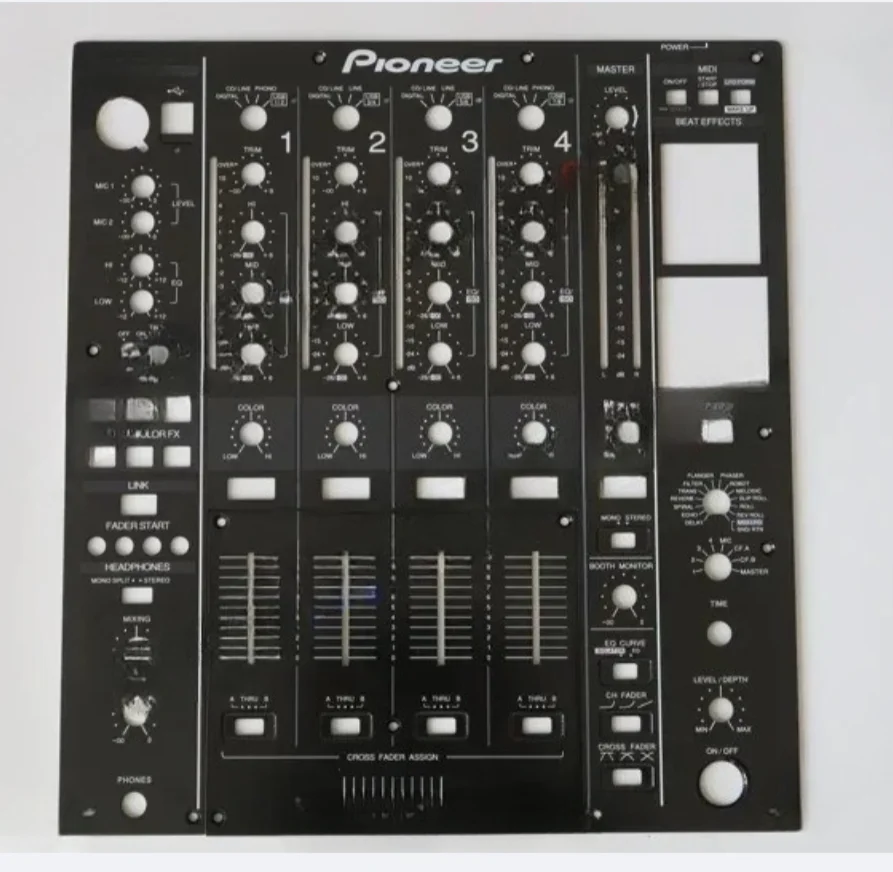 Pioneer DJM-900nxs2 Third Generation Mixer Iron Plate Fader Panel Complete Set