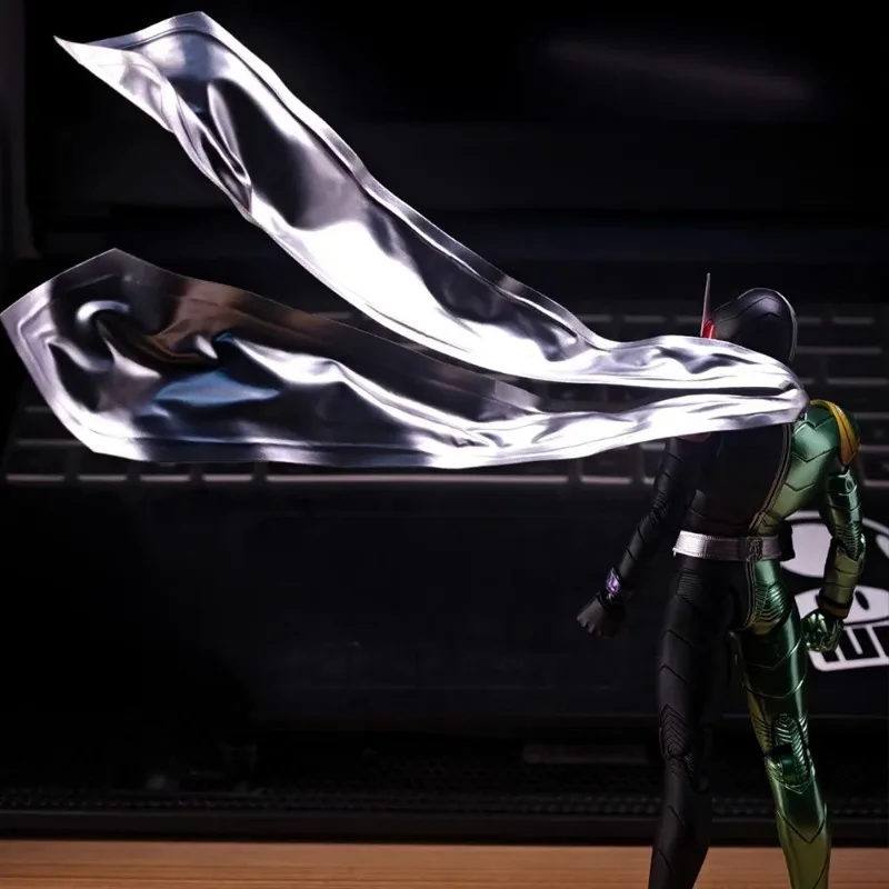 Handgefertigter Mini-Silberschal im Maßstab 1:12, klassisches Kamen Rider Wind Detective-Zubehör für 6-Zoll-SHF-Actionfigurenkörper – Detail 1