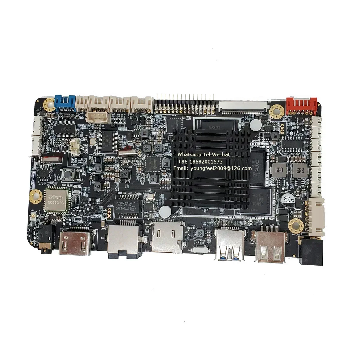 Rockchip-placa base de desarrollo YF-026W, 6 núcleos, 2,0 Ghz, CPU, android 8,1, Linux, android, wifi, ethernet, 4g, arm board, rk3399