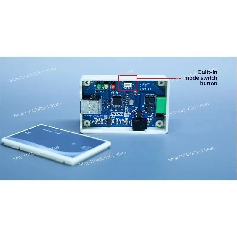 Single-Channel USB to CAN Interface Adapter, Industrial USBCAN Debugger for CANopen J1939 DeviceNet