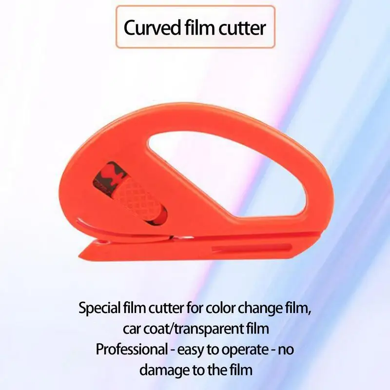 Car Film Cutter Tools Kit Vinyl Scraper Cutter With Double Blades Window Tint Stainless Steel Film Cutter For Window Tint