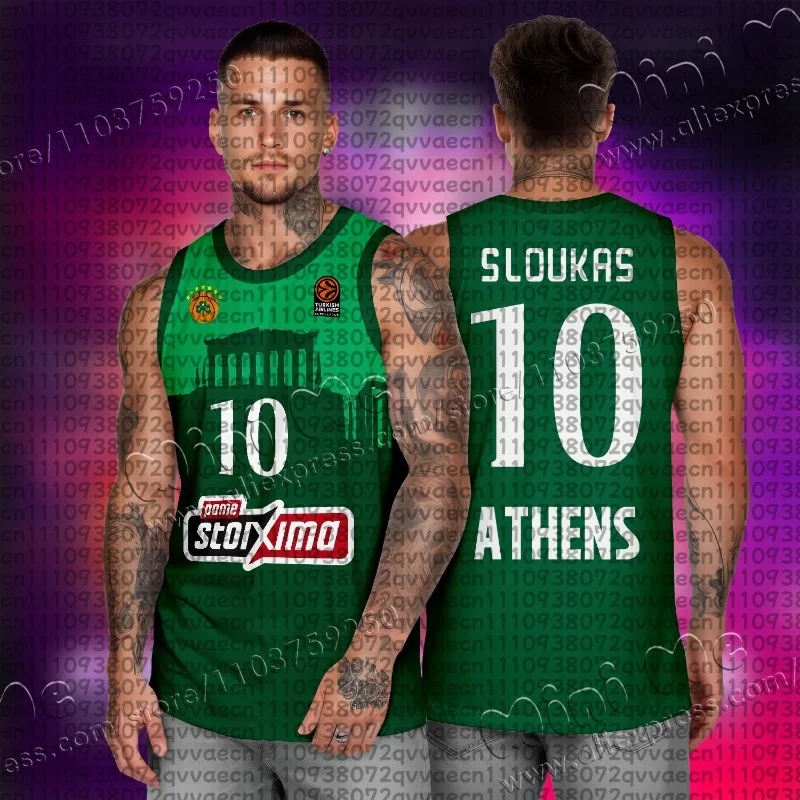 Nuevo Chaleco Deportivo Transpirable de Secado Rápido para Padres e Hijos, Panathinaikos Chediosman, para Verano