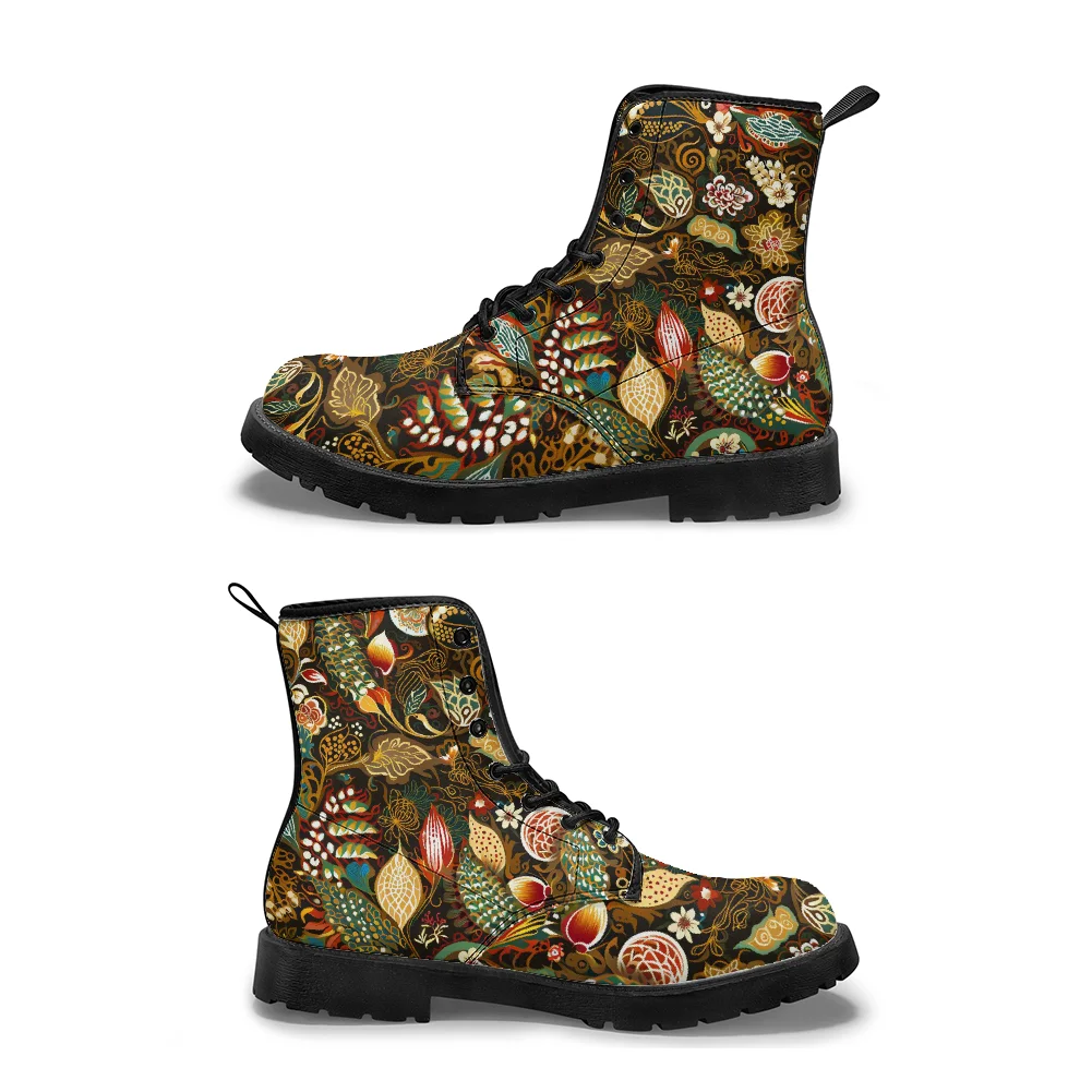 Botas a media pantorrilla con estampado artístico personalizable, botas de calle informales y elegantes para hombres y mujeres en botas de invierno de primavera y otoño