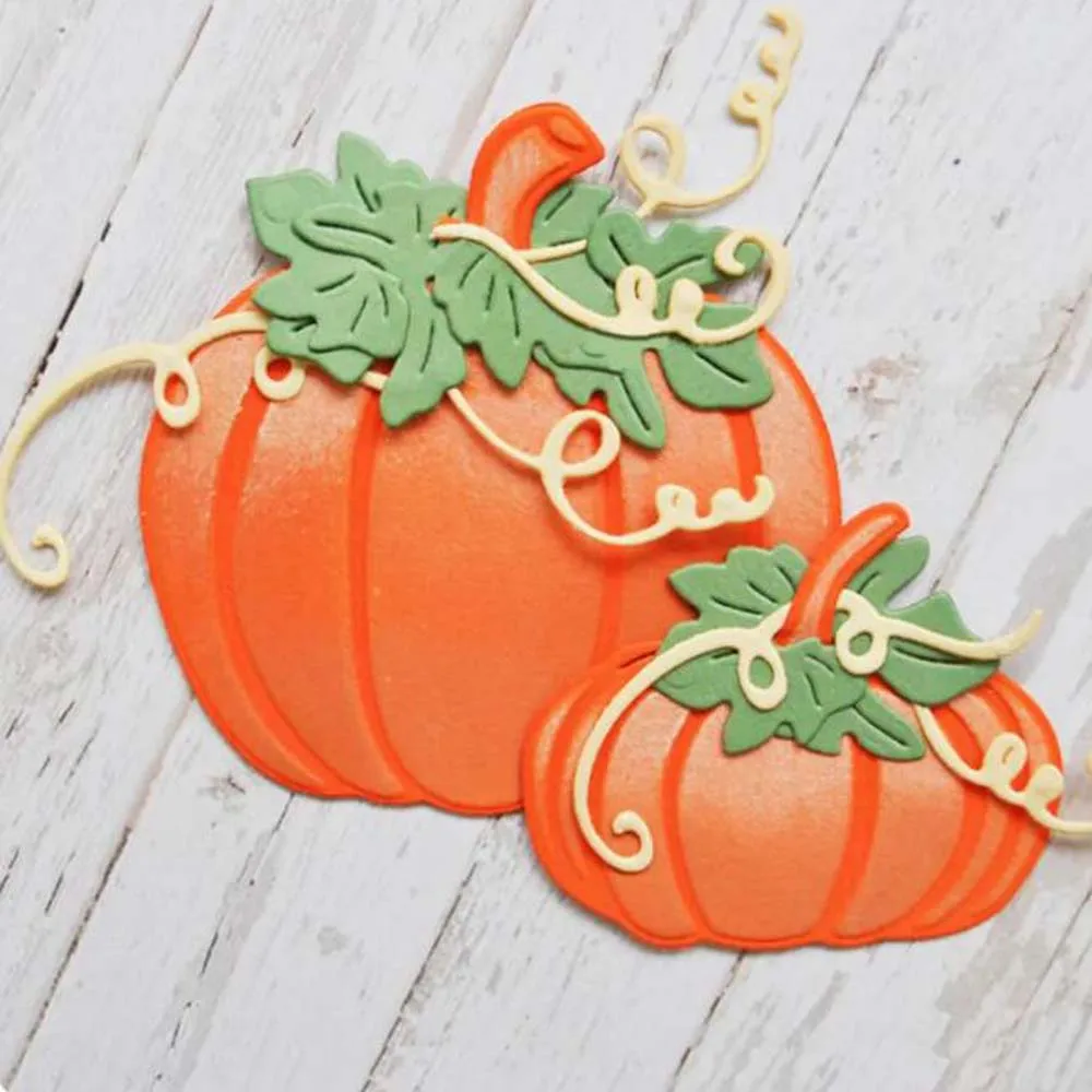 Pumpkins Vines Halloween Metal Cutting Dies Metal Scrapbooking Decoration Embossed Album Card Handicrafts