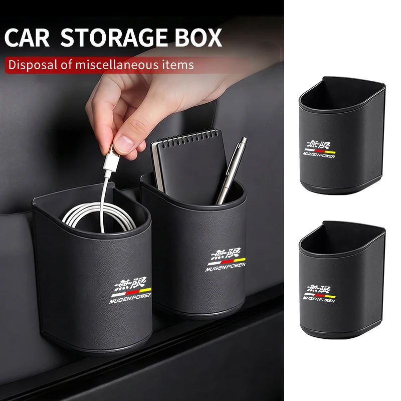 Car Door Water Cup Box Mug Drinks Storage Bag Accessories For Honda Mugen Power Civic 5D Accord 8 CRV Hrv Fit Jazz view 3