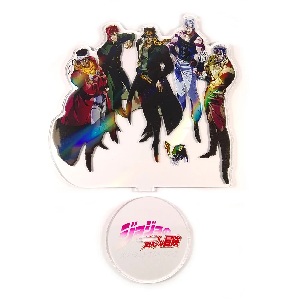 Jotaro Kakyoin Polnareff Joseph Avdol Iggy group acrylic standee figurines desk decoration cake topper