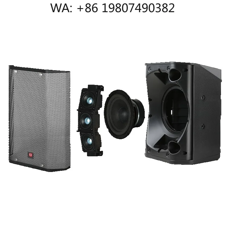 

6.5 Inch Portable Active Speaker Box with battery, professional home audio system for indoor party and entertainment