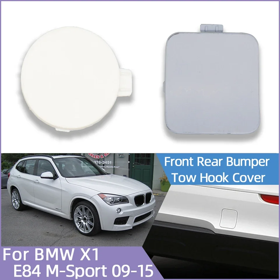 

51118049932 51127845543 Front Rear Bumper Tow Hook Cover Cap For BMW X1 E84 E84LCI M-Sport 2009-2015 Painted Trim Shell