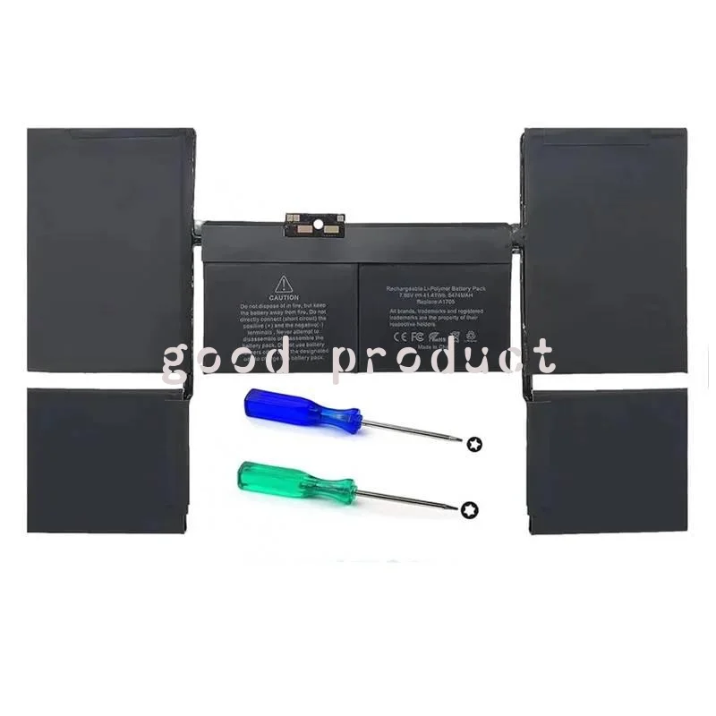 

Replacement A1527 A1705 A1534 Notebook Battery for Macbook 12 Inch A1534 2017 2016 2015 Emc 2746 7.6v Li-polymer Laptop Battery