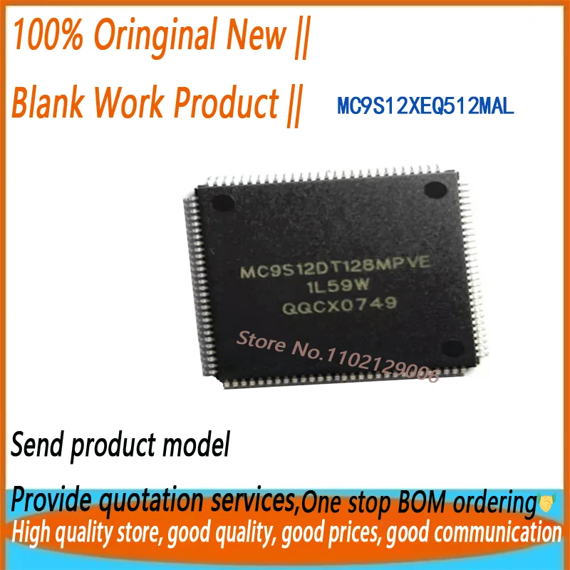 

10Pcs New original MC9S12XEQ512MAL MC9S12XEQ512 QFP chip