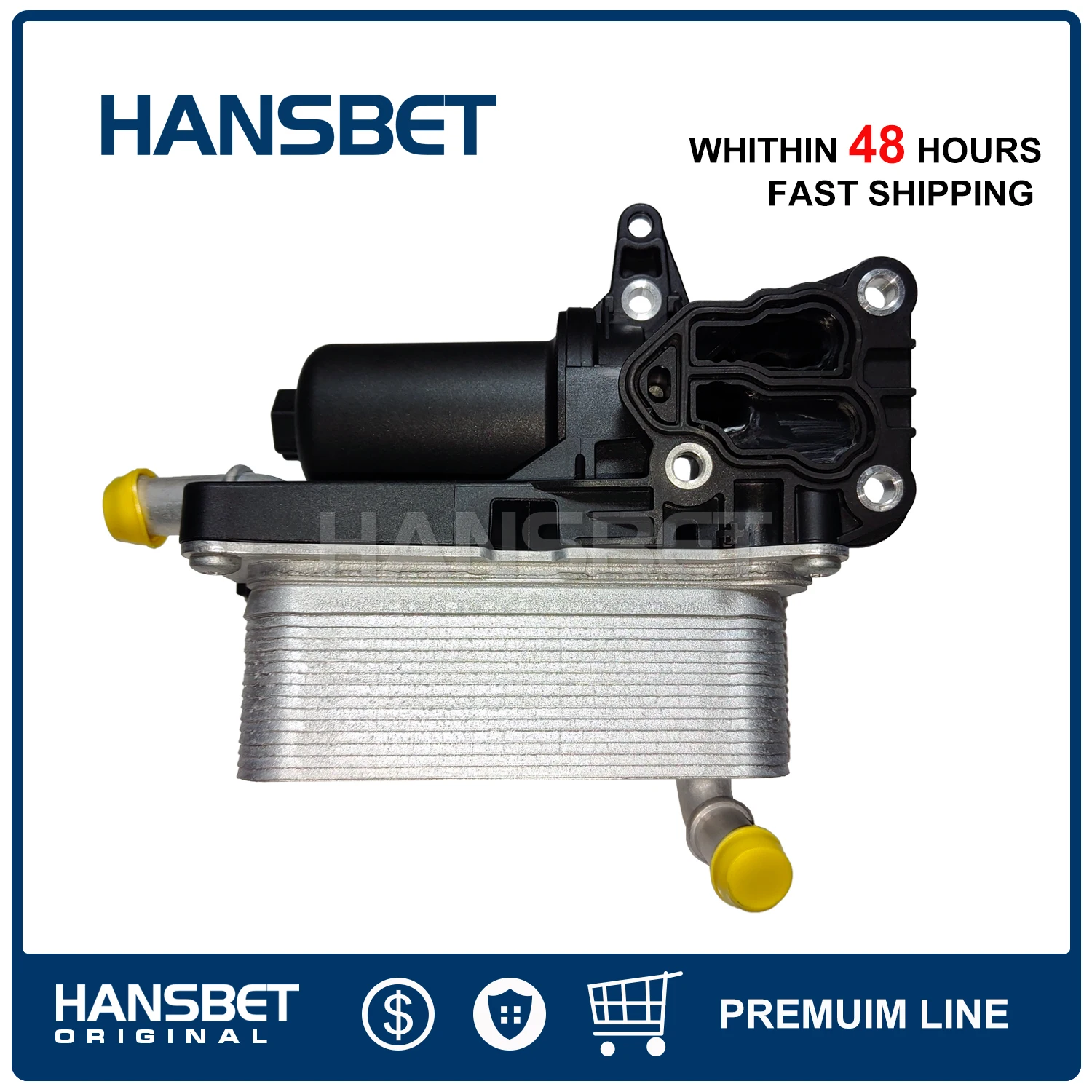 Engine Oil Cooler Assembly Fit Mercedes Benz A220 CLA250 CLA35 CLA45 GLA250 W176 W242 W246 2465010101 2465010501 HANSBET