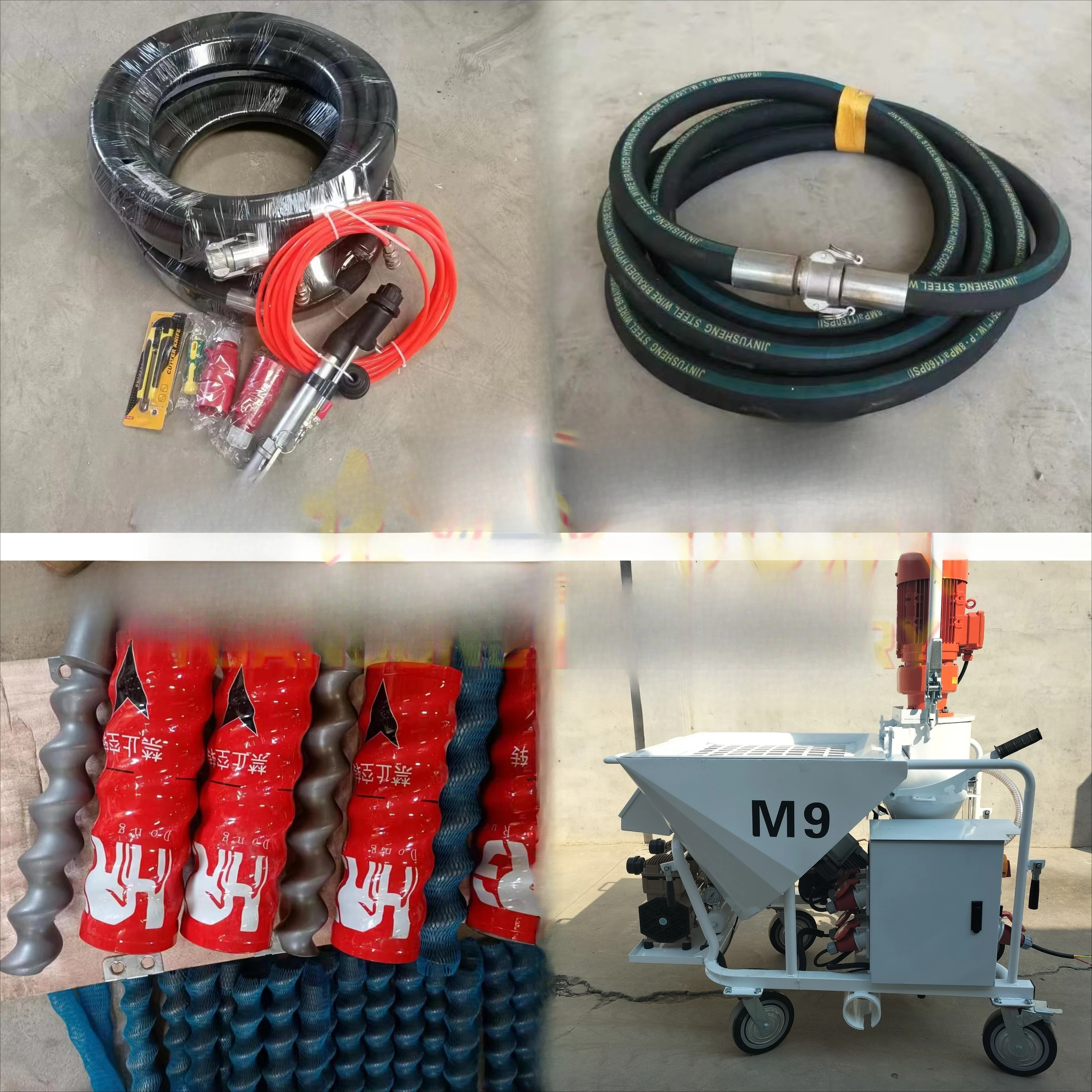 High pressure plaster wall cement sprayer automatic mortar gypsum wall plaster