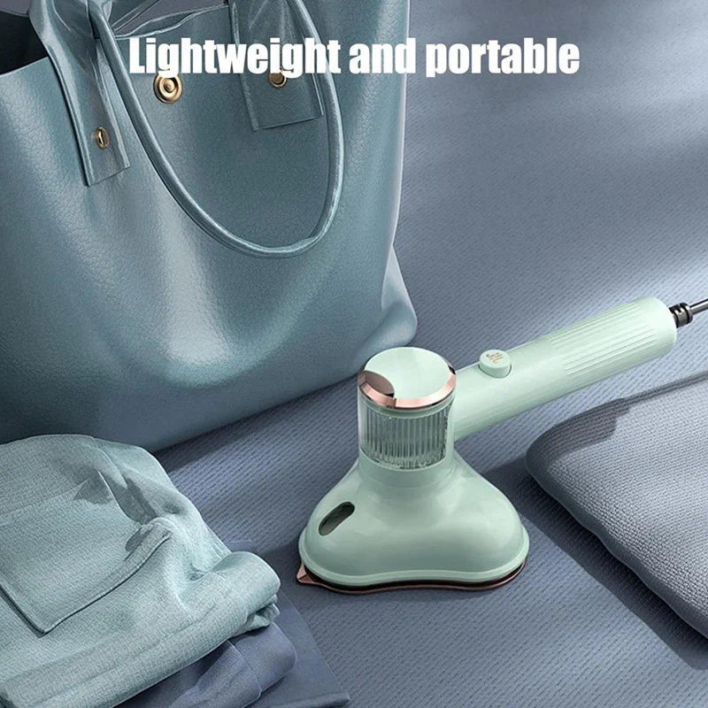 Portable Ironing Machine - 2 In 1 Dry And Wet Ironing,180°Rotatable Handheld Steam Iron,Clothes Friendly Iron US Plug