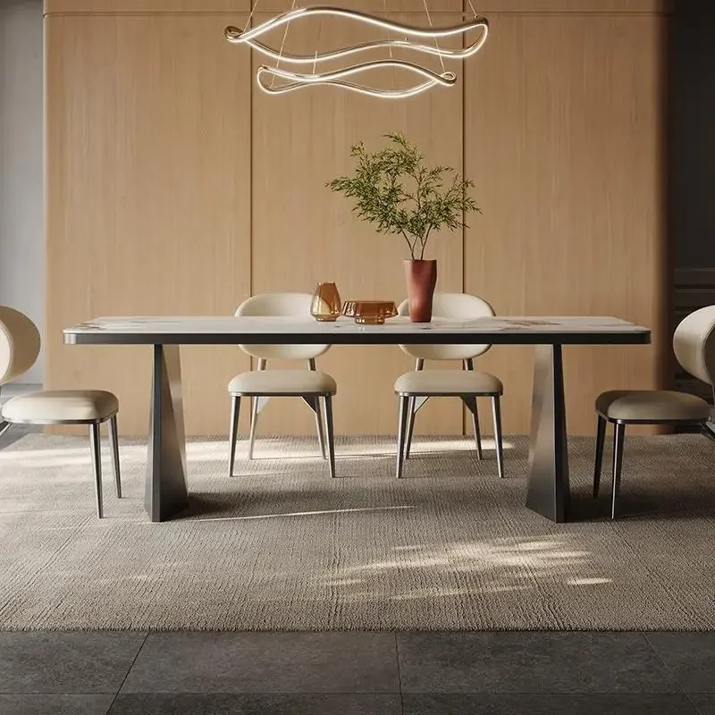 Japanese Modern Restaurant Table Aesthetics High Quality Simple Dining Table Unusual Nordic Trendy Muebles Trendy Furniture