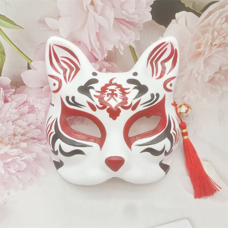 

Thiened Hand-Dn f-Face Eco-friendly PVC Mask Pure Bla Face Mask Pure White Mask Festival Celebration Su...