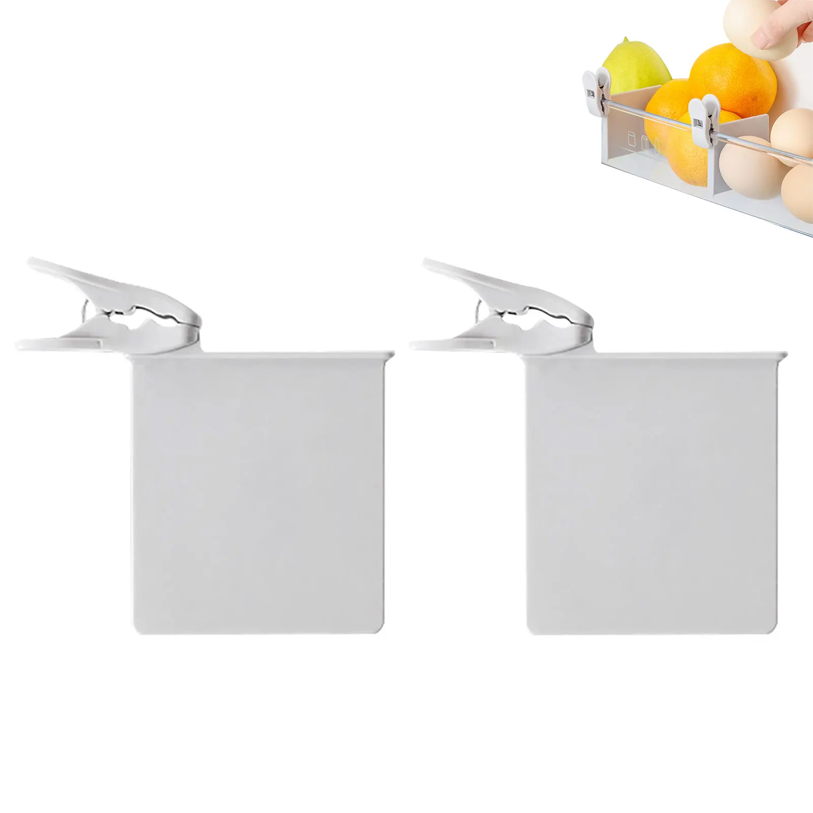 Freezer Food Clips Separators For Storage Dividers For Fridge Storage Bins Refrigerator Sorting Partition Kitchen Storage