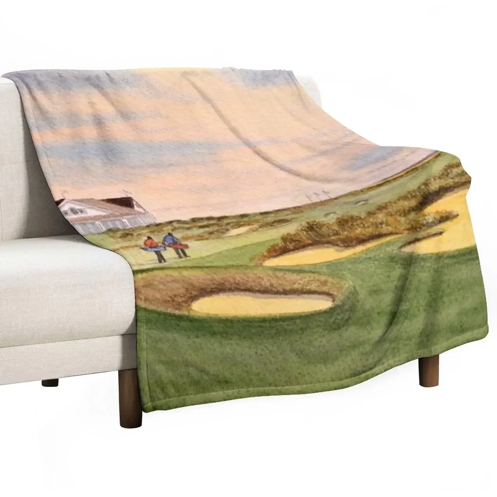 

Kiawah Island Ocean Golf Course Throw Blanket For Sofa Thin For Baby Blankets