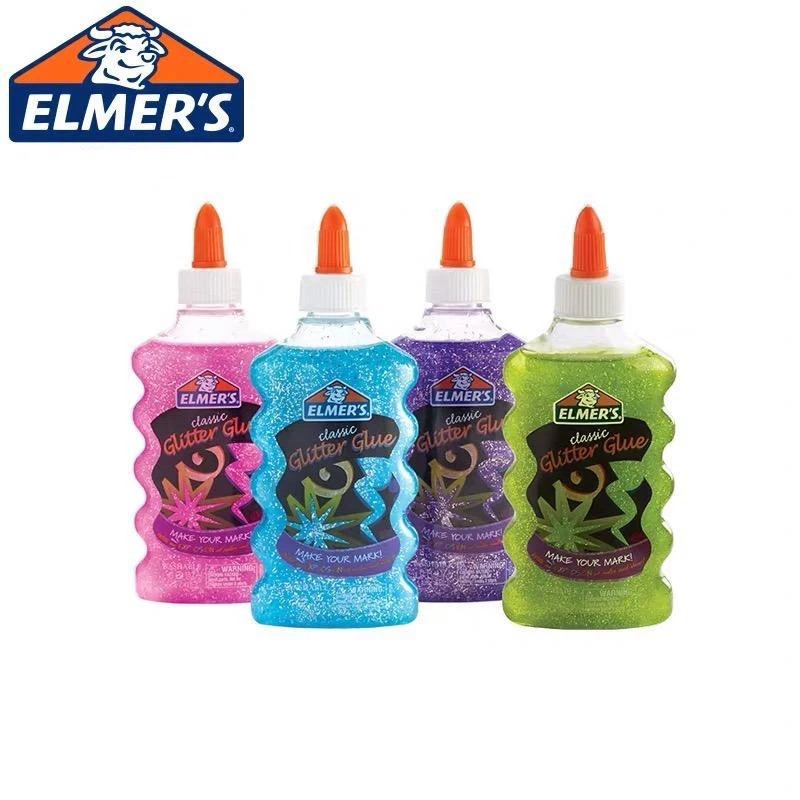 american elmers glitter glue cola adesiva magica artesanal faca voce mesmo argila pegajosa argila de borracha artesanal de estudante 177ml 01