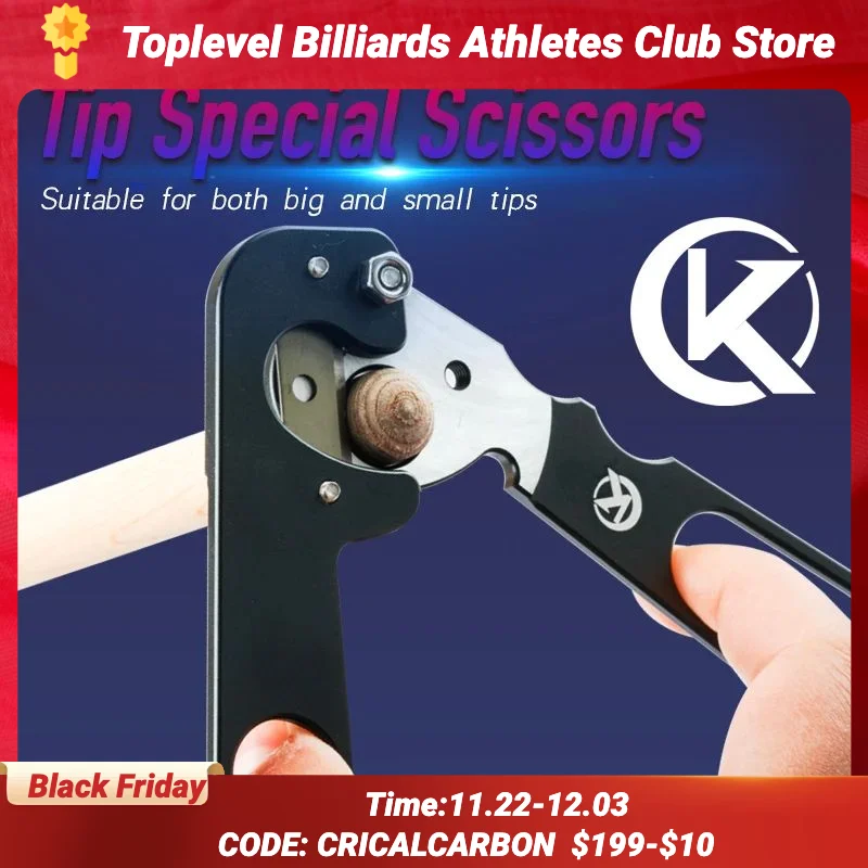 KONLLEN-Billiards Cue Tip Excision Tool Metal Scissors,Carom Snooker Pool Cue Tip,Cutting Repair Maintaince,Billiard Accessories