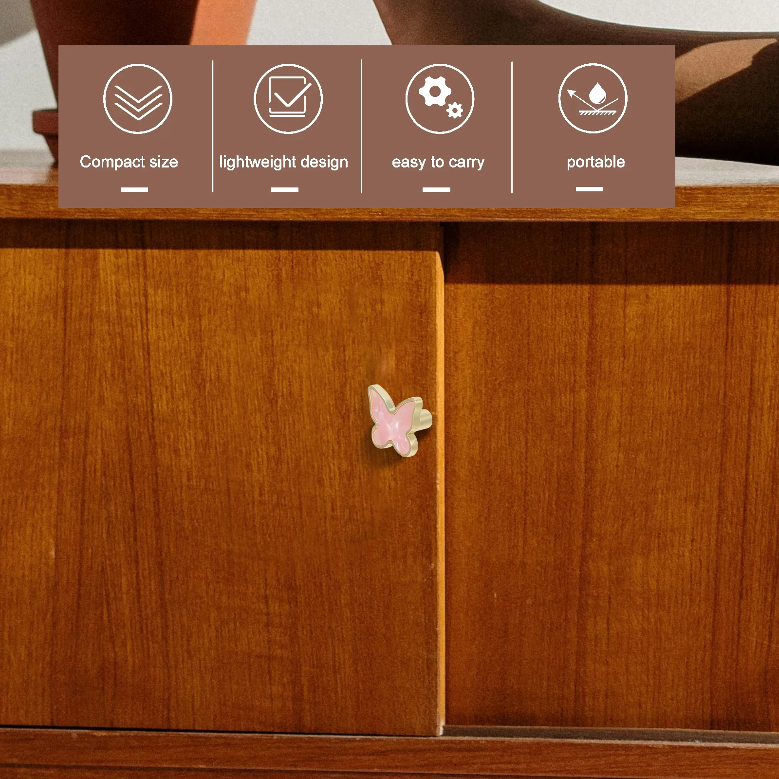 2 قطعة مقبض فراشة ثقب واحد سبائك الزنك درج سحب للخزائن خزانة مضمد الحمام المطبخ مقبض باب الخزانة