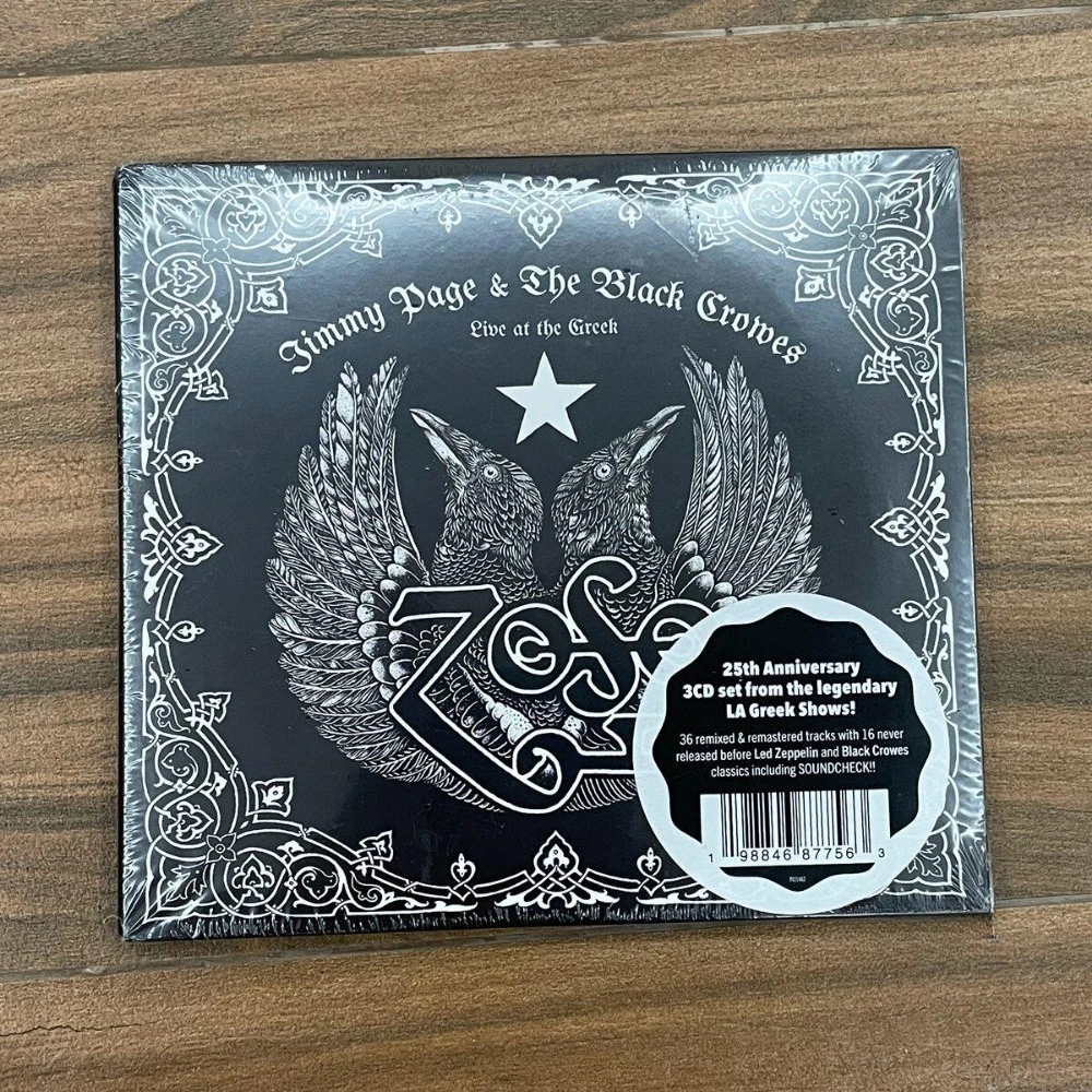 

Jimmy Page & The Black Crowes Live At The Greek 3CD Compilation Led Zeppelin Classics Blues Rock Live Brand New Sealed