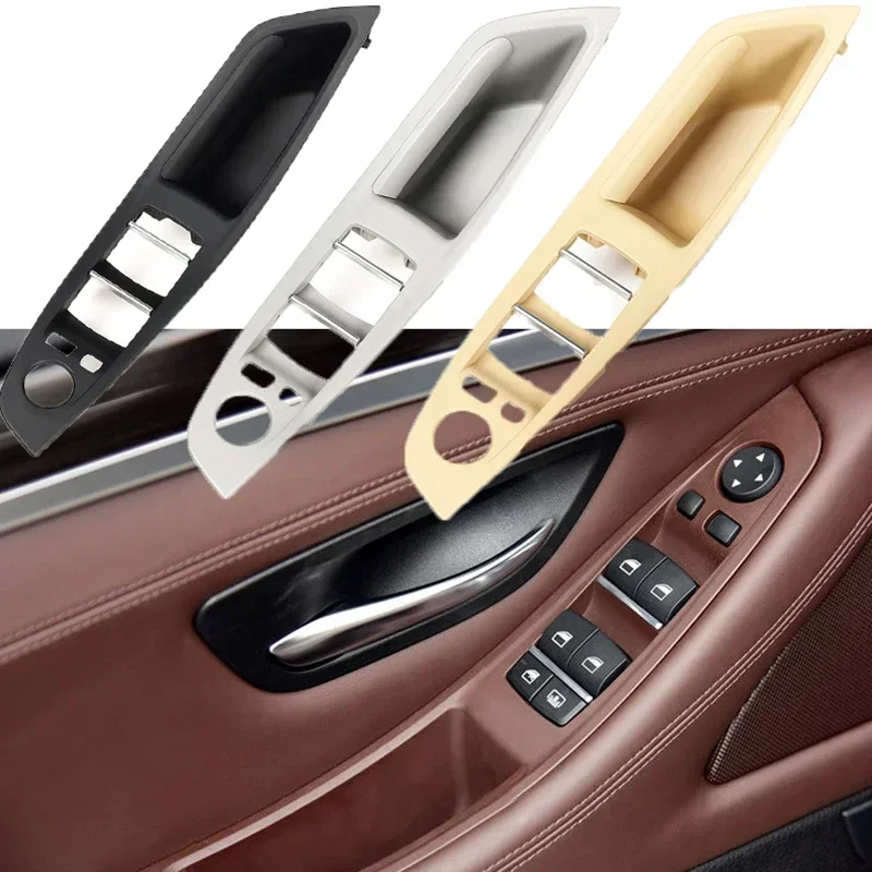 Front Door Inner Handle Interior Door Panel Driver's Seat Switch Frame Storage Box Cover For BMW 5 Series F10 F11 F18 520 523