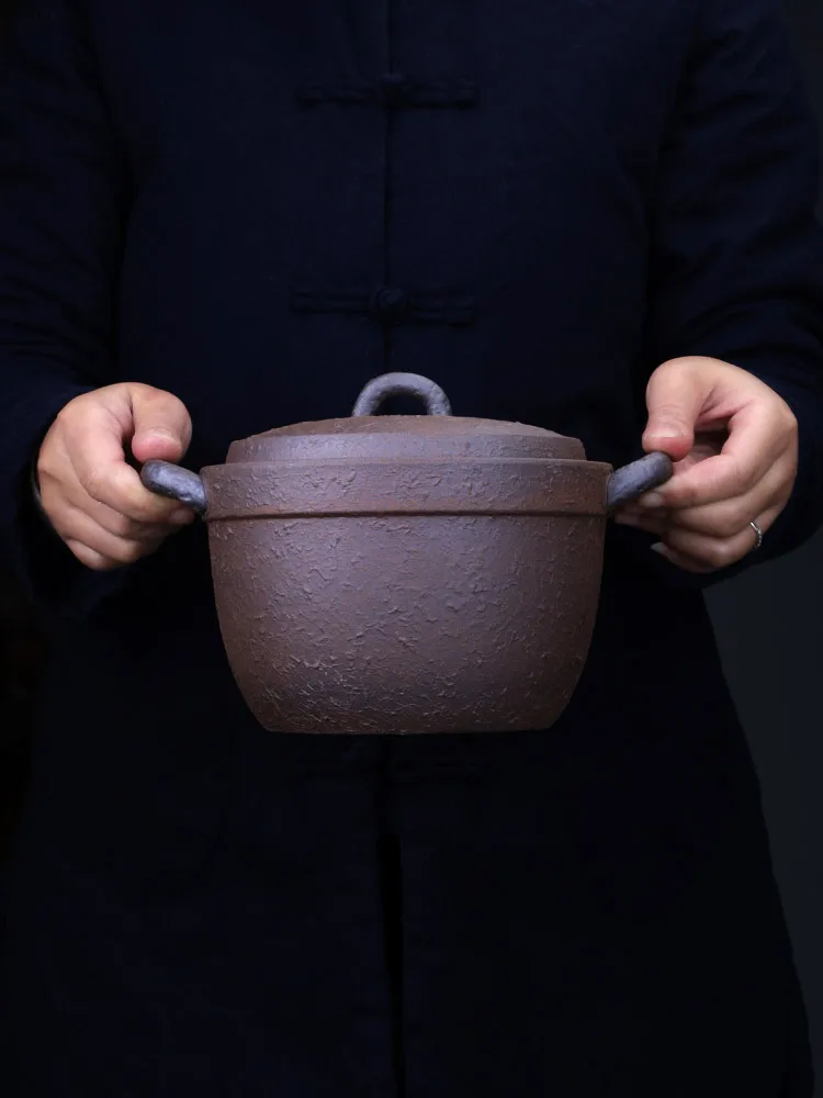 

Large Size Ro Clay Tea Kettle Traditional Chinese Sle Health Tea Brewing Stove Cerc Stove Suitable for Tea House