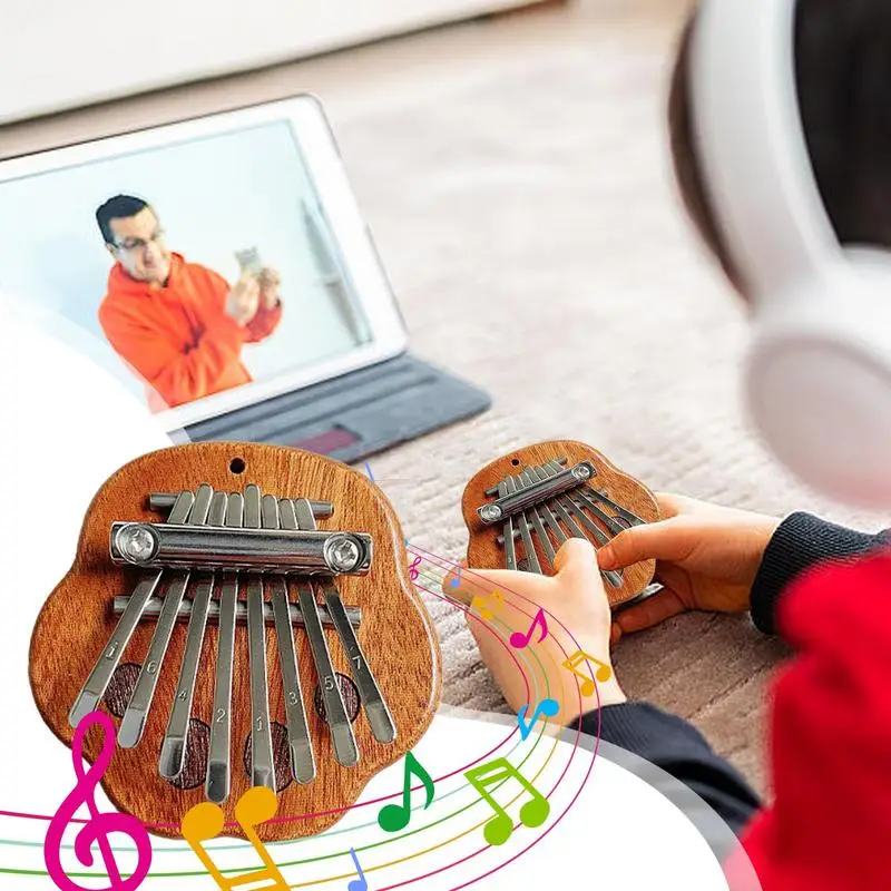 

Kalimba Thumb Piano Portable Finger Piano Ornaments Cute Finger Piano Musical Instrument For Kid Children Beginners