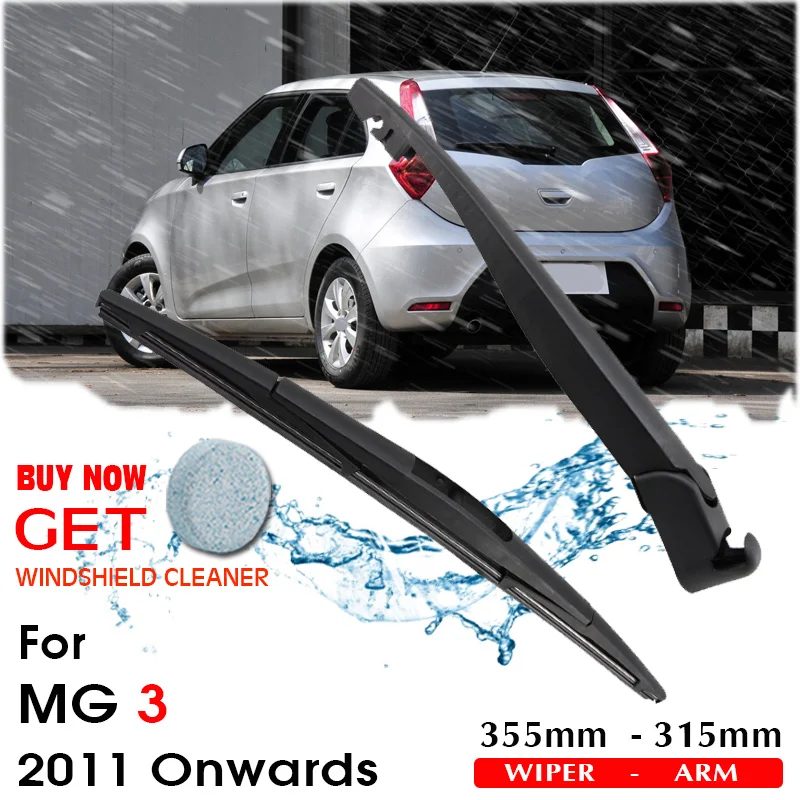 

Car Wiper Blade Rear Back Window Windscreen Windshield Wipers For MG 3 Hatchback 355 mm 2011 Onwards Auto Accessories