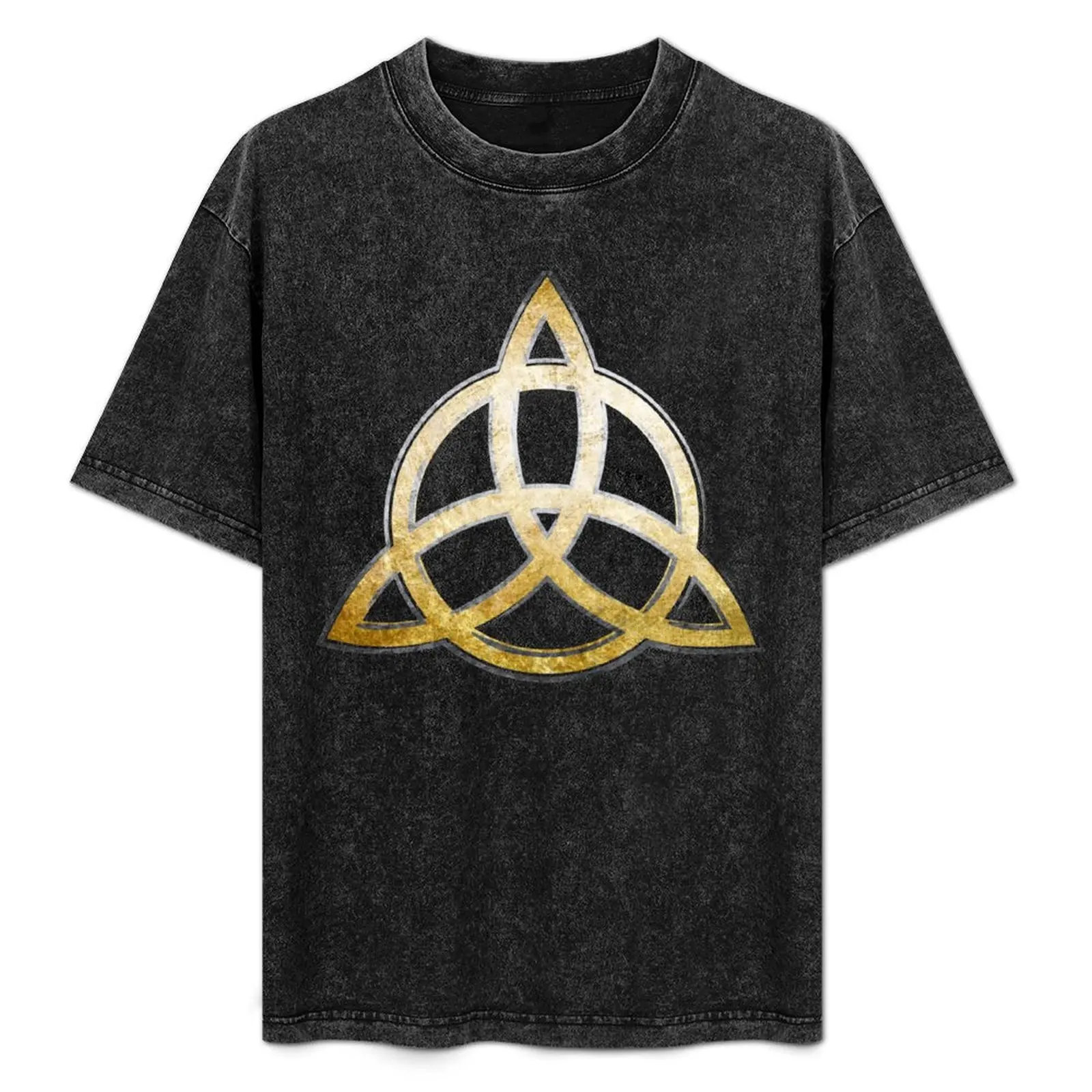 

Triquetra Gold T-Shirt Sports Casual Breathable Tee Shirt