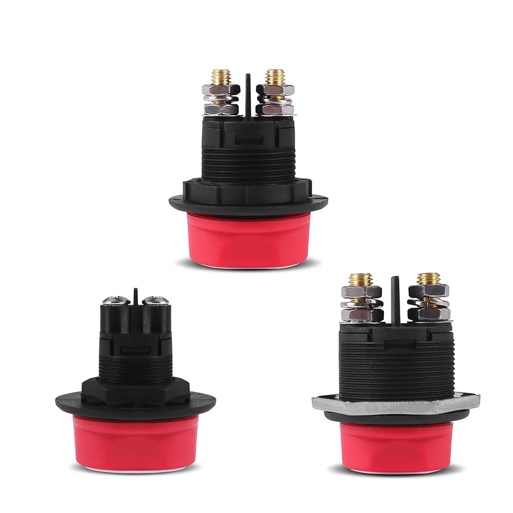 50A 100A 200A DC 12V Car Rally Battery Switch Disconnecter Power Isolator Cut Off Switch Kit For Truck Car Motorcycle Boat