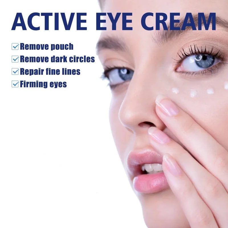 أكياس العين كريم حمض الهيالورونيك تتلاشى الخطوط الدقيقة مكافحة الشيخوخة إزالة الهالات السوداء الدهون الحبيبية الانتفاخ ترطيب ثبات كريم عين