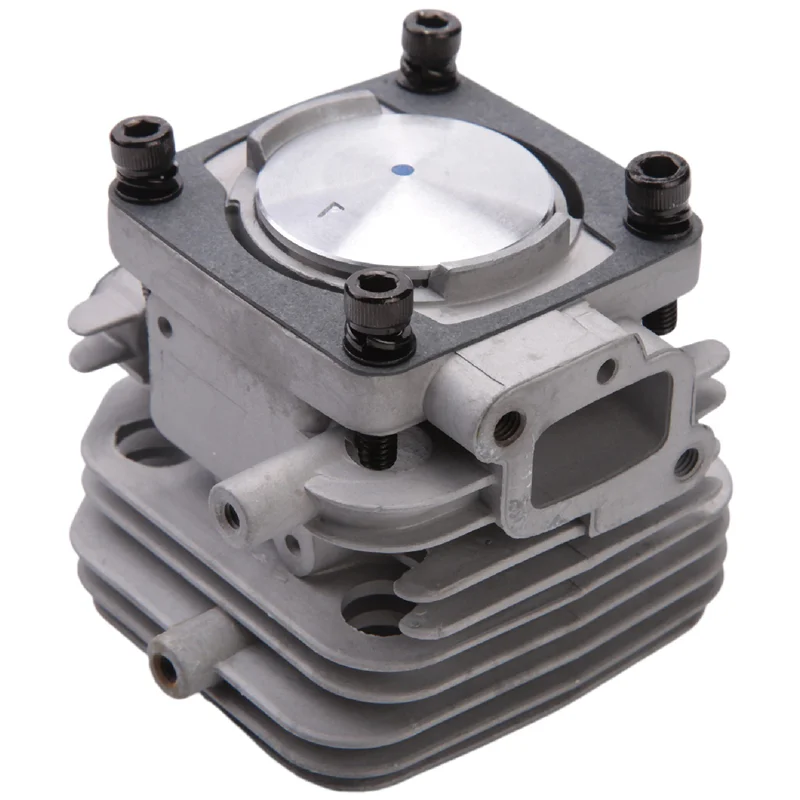 2X 4 Bolt 32Cc Engine Cylinder Kit For Rovan Cy Zenoah Engine For 1/5 Hpi Km Rv Baja 5B 5T 5Sc Losi Rc Car Parts-AA02