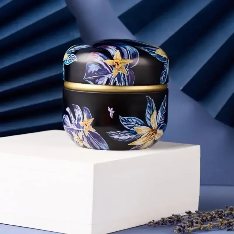 مقاومة للصدأ الشاي القصدير المحمولة صفيح صندوق تخزين مختومة الحلوى وجبات خفيفة علبة قهوة للسفر المطبخ استخدام Y5GB #4