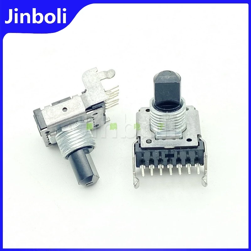 1PCS RK14 Type B50K B100K Single Row 7Pins Power Amplifier Mixer Volume Potentiometer With Midpoint