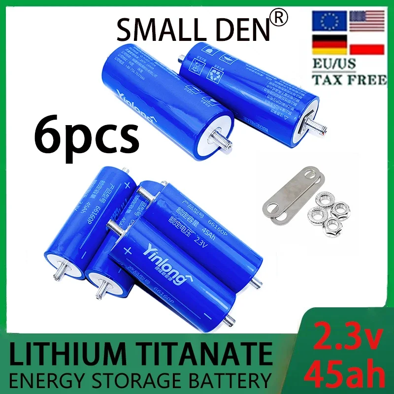 2.3V 45ah Original Silver Dragon Lithium Titanate LTO Battery Solar Ship Battery Solar Speaker Automotive Solar Wind Energy