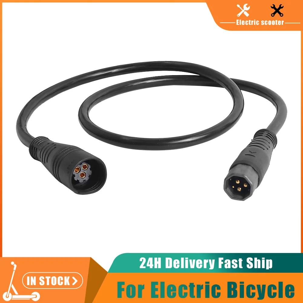 

9 Pins Waterproof Connector E-Bike Extension Conversion Cable Female To Male For 750/1000W E-bike Motor Extension Cable