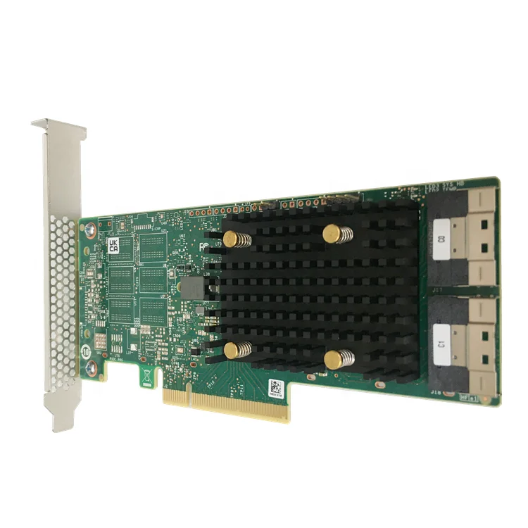 HBA 9500-16i وحدة تحكم التخزين ثلاثية الوضع SATA 6 جيجابايت/ثانية/SAS 12 جيجابايت/ثانية PN:05-50077-02 BCM 9500-E4x8 16I SE