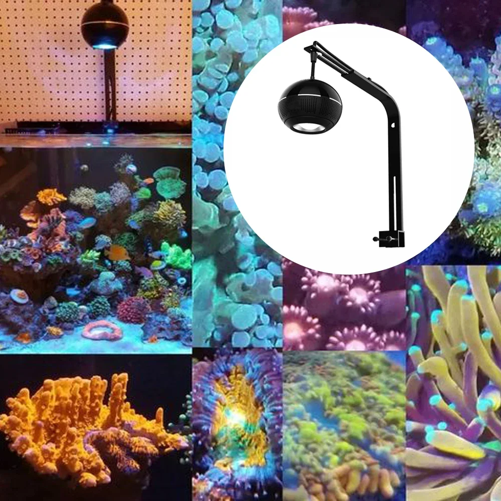 2023 Newest 90-120cm WIFI functional thunder storm led aquarium lamp  full spectrum led aquarium light coral reef