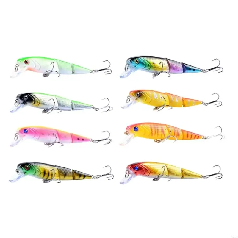 

Artificial Hard Baits Swimming Lures with Hook Multi Jointed Swimbaits Saltwater Swimbait Fishing Tackle A70D
