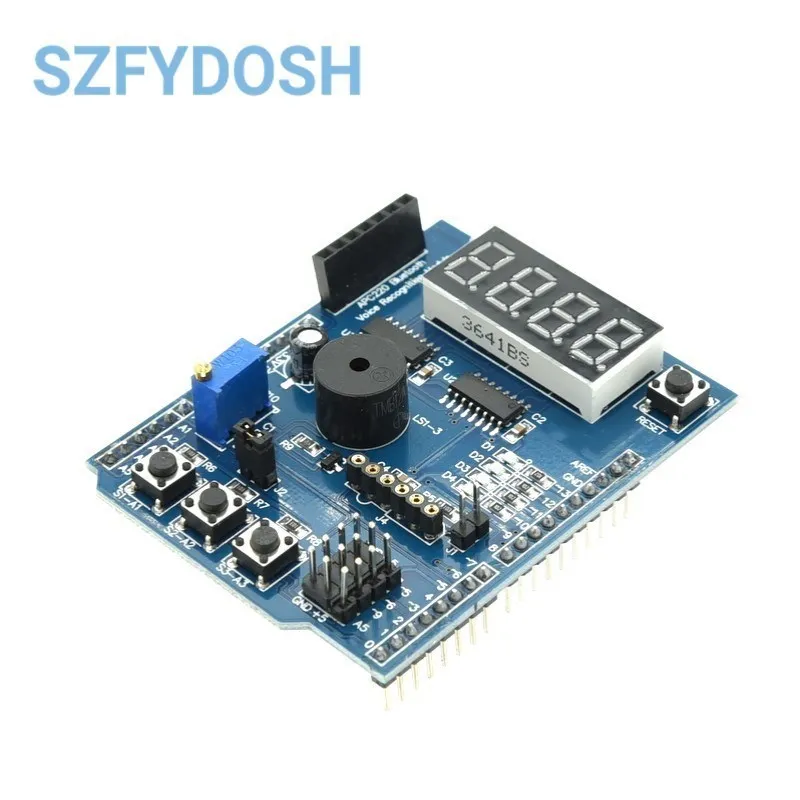 L293D Motor Driver Shield – 2A DC/Stepper Motor Controller for Arduino UNO-R3 Smart Car DIY Projects