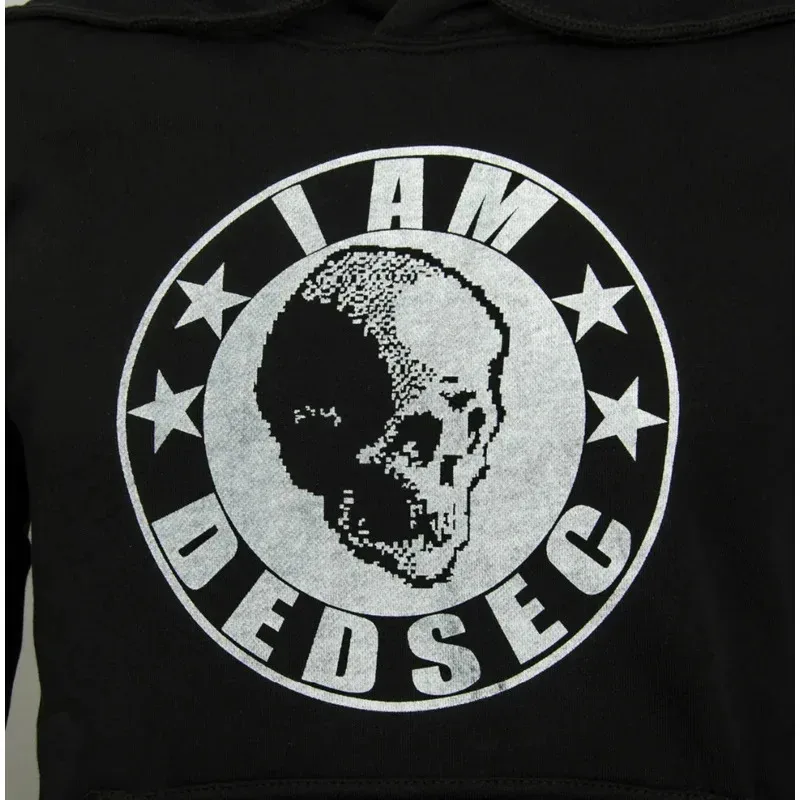 مشاهدة الكلاب 2 تأثيري وجع أنا Dedsec هوديي ثلاثية الأبعاد هود البلوز زي هالوين كرنفال الكبار الرجال النساء السترات معاطف